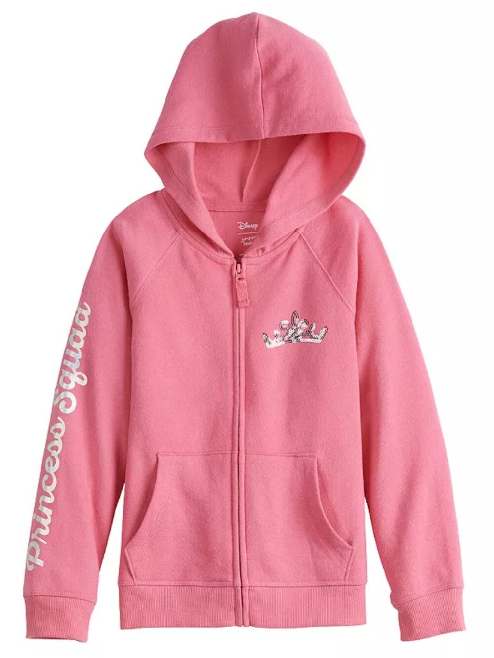Preowned Disney girls Princess Squad Zip Jacket